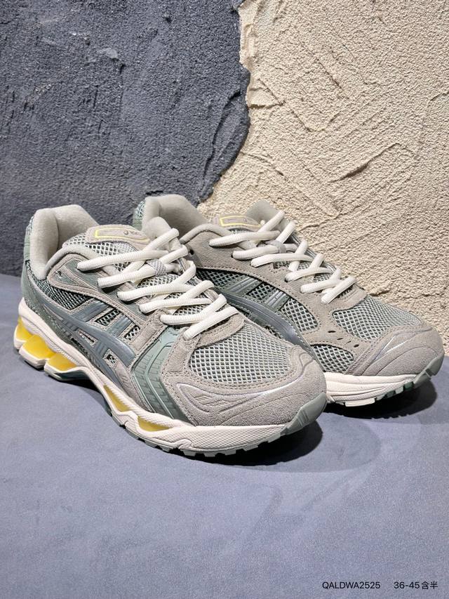 新品上市实拍 Asics亚瑟士新款男女跑鞋Gel-1 复古减震透气运动休闲鞋 货号: 1A161 Qaldwa2525