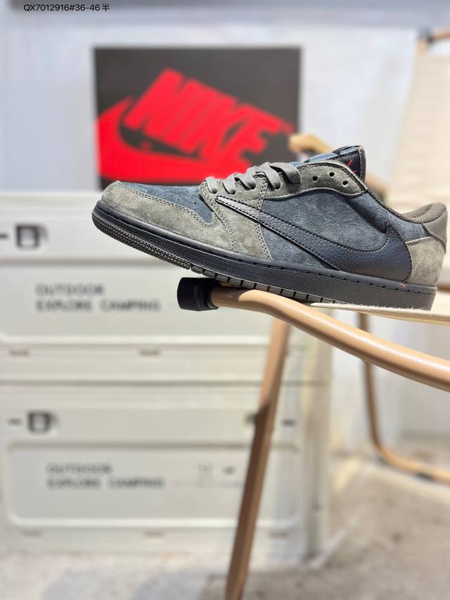 Air Jordan 1 Low Golf Sp Neutral Oliv Aj1乔丹一代高尔夫版系列低帮经典复古文化休闲运动鞋“Ts联名倒钩”Cq4277 Q
