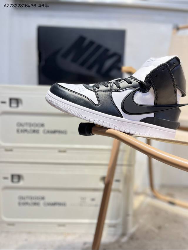 携手日本时尚品牌Ambush X Dunk High Lethal Pink 皮革大钩 扣篮系列高帮休闲运动滑板板鞋扣篮系列高帮休闲运动滑板板鞋。Vava.周洁