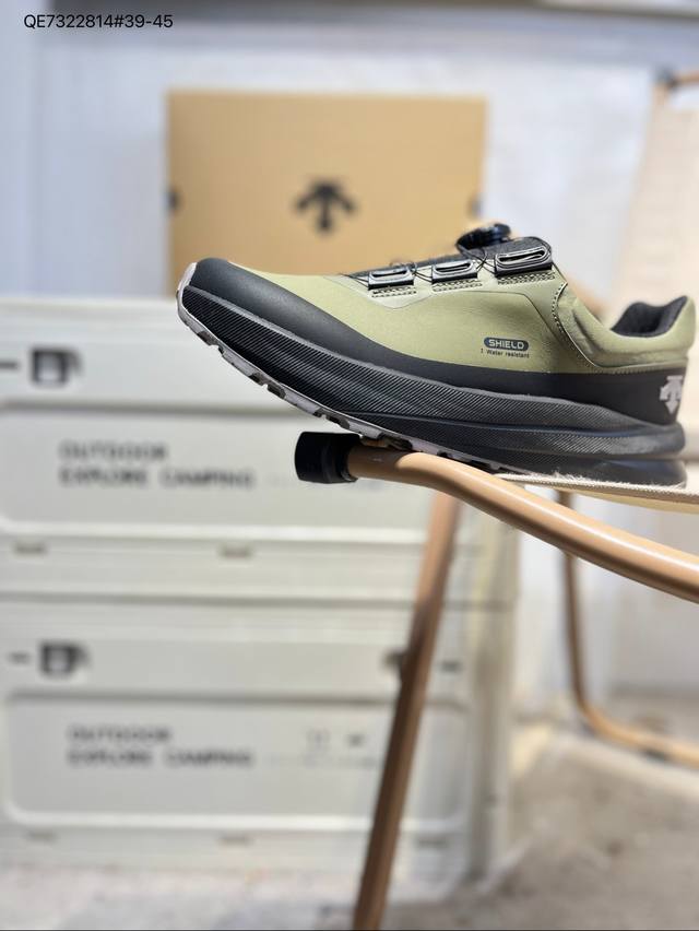 Descente迪桑特轻盈缓震透气鞋面时尚休闲运动覆盖防水男子越野跑鞋 官方同步上架适合技术路线单日徒步穿着 Aeriosflgtx鞋受到长途野外跑步鞋的启发