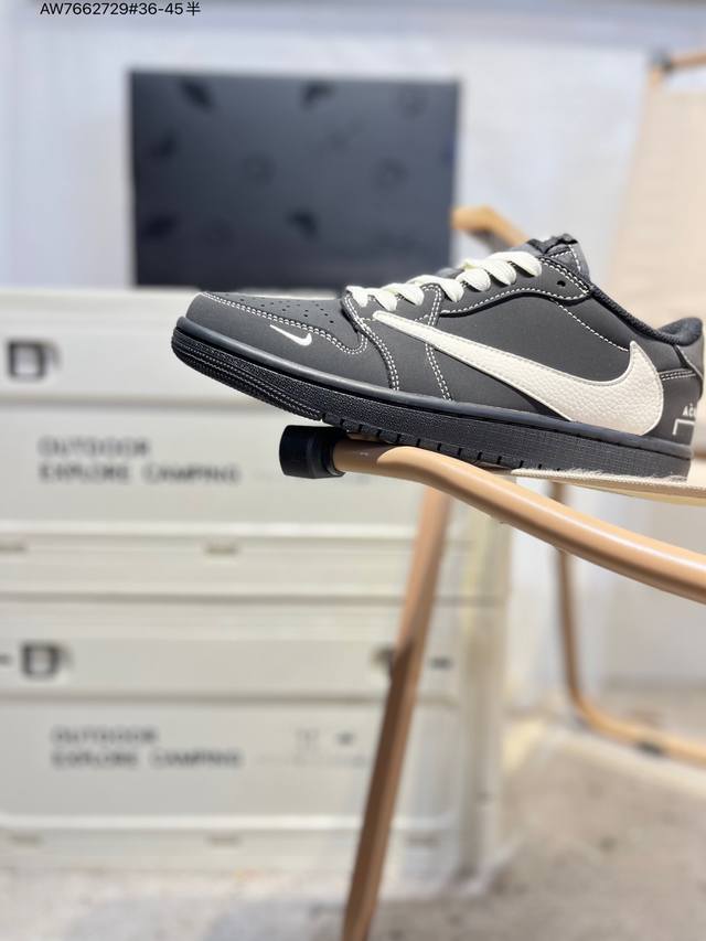 公司级头层皮乔丹Air Jordan 1 Low Aj1低帮系列篮球鞋 官方同步配色 原装级产物 #拒绝公底 立体鞋型 细节完美 高清洁度Ac1808 Aw76