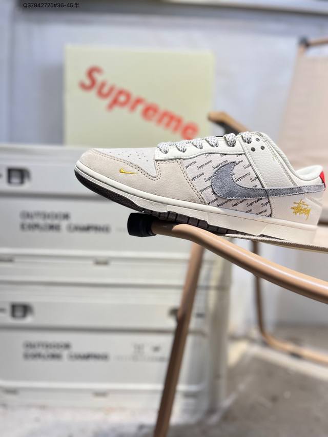 Supreme X Nike Sb Dunk Low 大厂出品 极力推荐 新配色 原装头层材料 独家版型蒸餾加工 帶來的是更好的视觉和脚感体验 大厂纯原品质出货