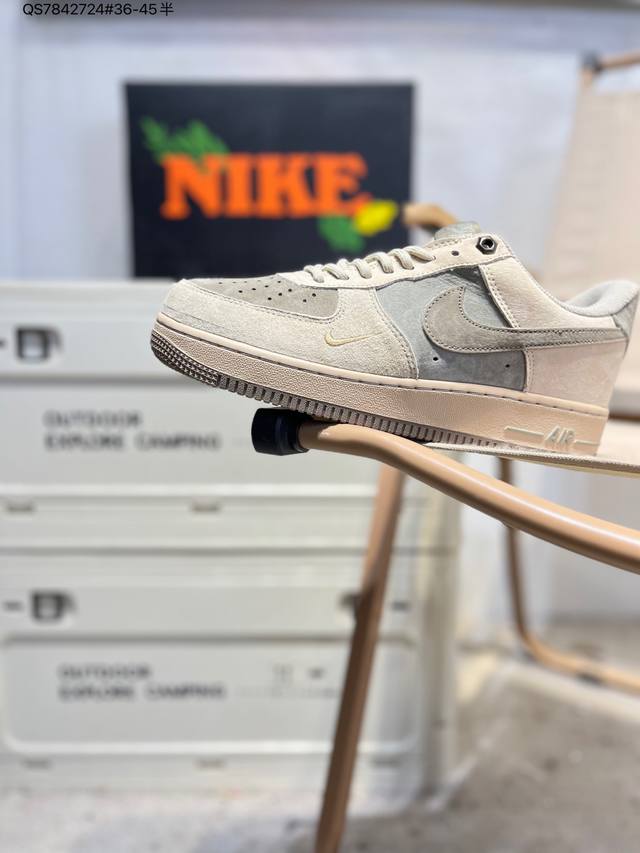 Nk Air Force 1'07 Low 空军一号低帮休闲板鞋 #定制皮料 原楦原纸板 纯正空军版型 高清洁度 内置全掌气垫Dy9867 Qs7842724#