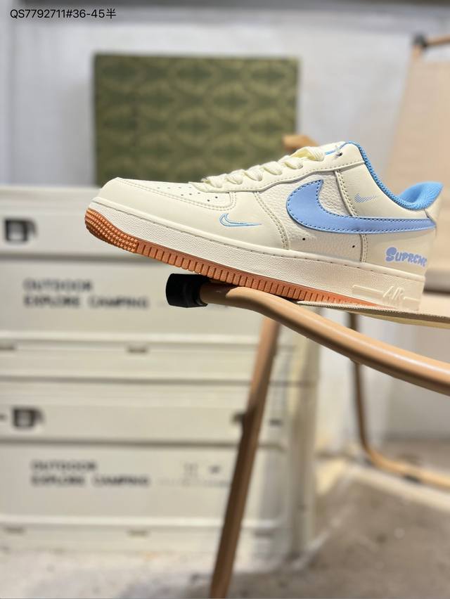 Nk Air Force 1'07 Low 空军一号低帮休闲板鞋 #定制皮料 原楦原纸板 纯正空军版型 高清洁度 内置全掌气垫Xs1985 Qs7792711#