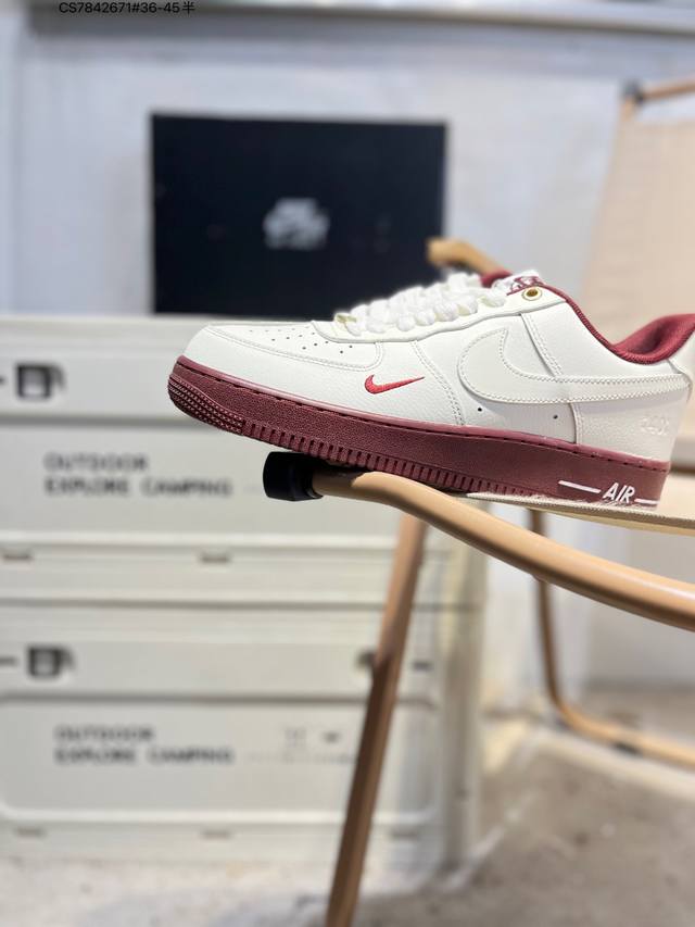 双十一福利特价Nk Air Force 7 Low 空军一号低帮休闲板鞋 #定制皮料 原楦原纸板 纯正空军版型 高清洁度 内置全掌气垫Dc0710 Cs7842