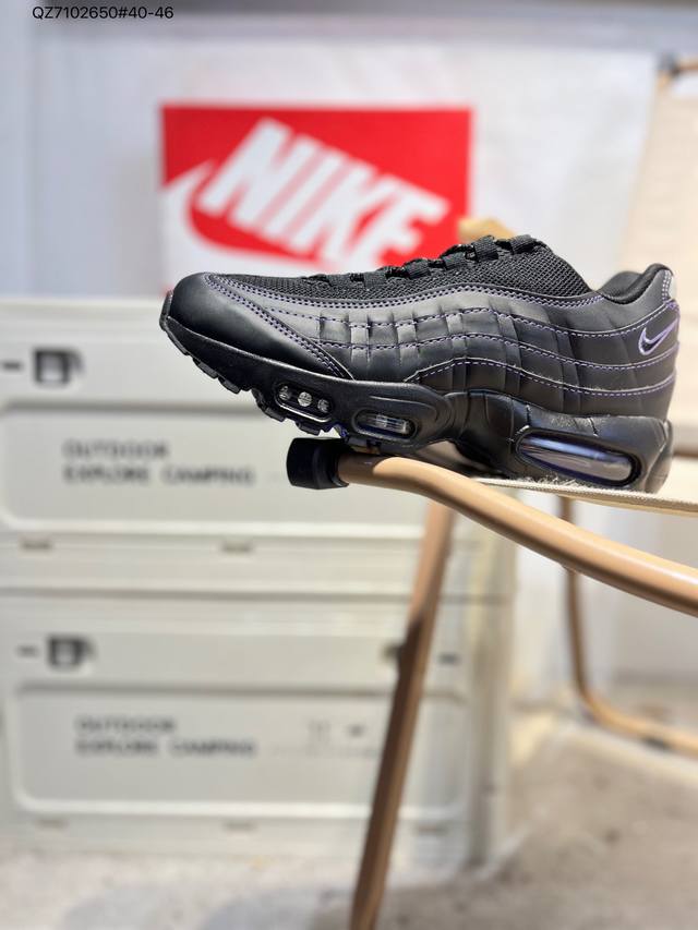 Cdg X Nike Air Max 95 联名复古 潮流百搭 气垫缓震慢跑鞋 Air Max 95就是源于设计师塞吉奥 罗扎诺的构想 Nike Air Max