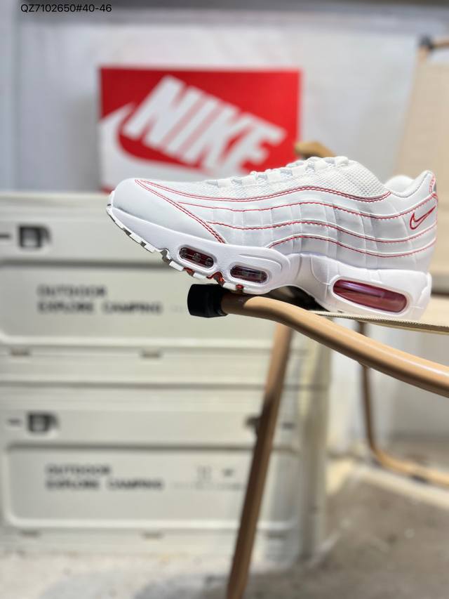 Cdg X Nike Air Max 95 联名复古 潮流百搭 气垫缓震慢跑鞋 Air Max 95就是源于设计师塞吉奥 罗扎诺的构想 Nike Air Max