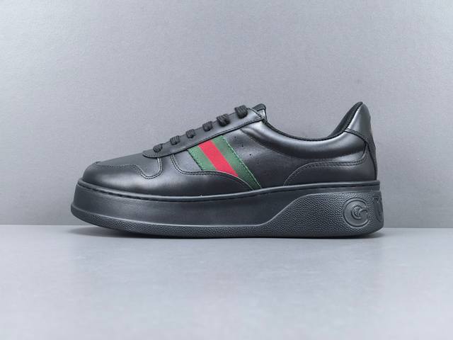 渠道优势 ！ 专柜版 古驰 饼干鞋 Gucci古驰 Chunky 小牛皮 圆头系带 低帮 板鞋 尺码35 36 37 38 39 40 41 42 43 44