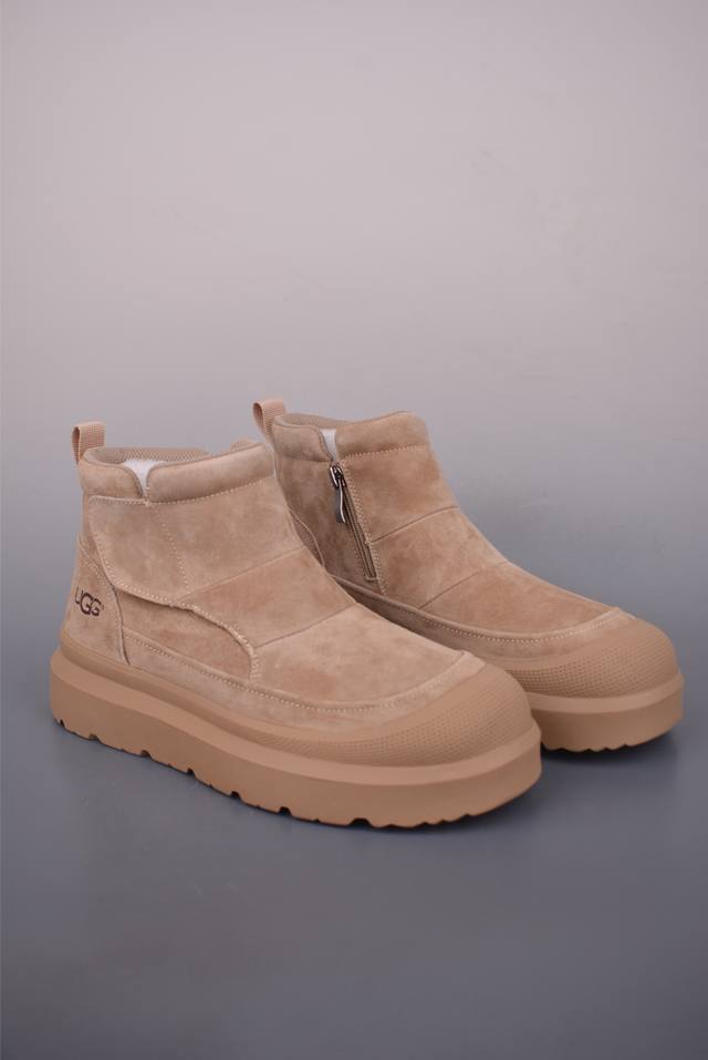 美国轻奢品牌 Ugg M Tasman Weather Hybrid 塔斯曼混合系列中帮厚底轻量休闲马丁靴 男士高帮休闲马丁靴系列代购专供品质 高弹Modern
