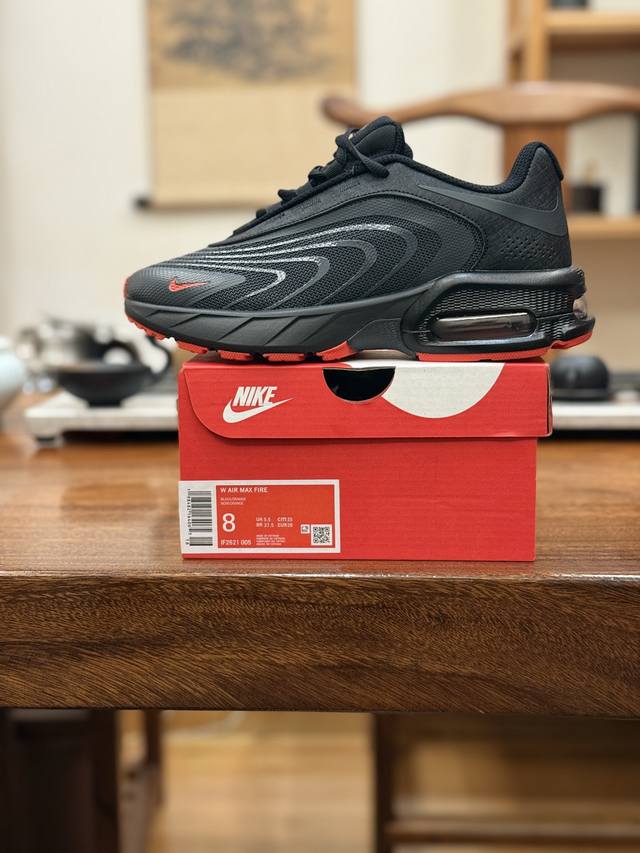 Nike Air Max Fire 舒适百搭简约时尚 耐磨 低帮 生活休闲鞋 Nike Air Max Fire运动鞋时尚利落，富有支撑力，是Air Max系列