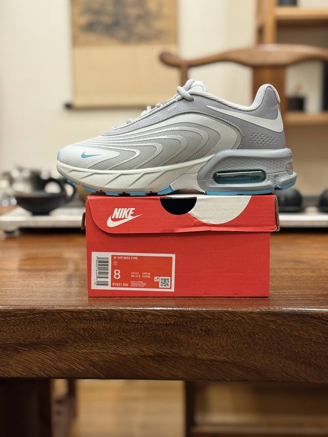 Nike Air Max Fire 舒适百搭简约时尚 耐磨 低帮 生活休闲鞋 Nike Air Max Fire运动鞋时尚利落，富有支撑力，是Air Max系列