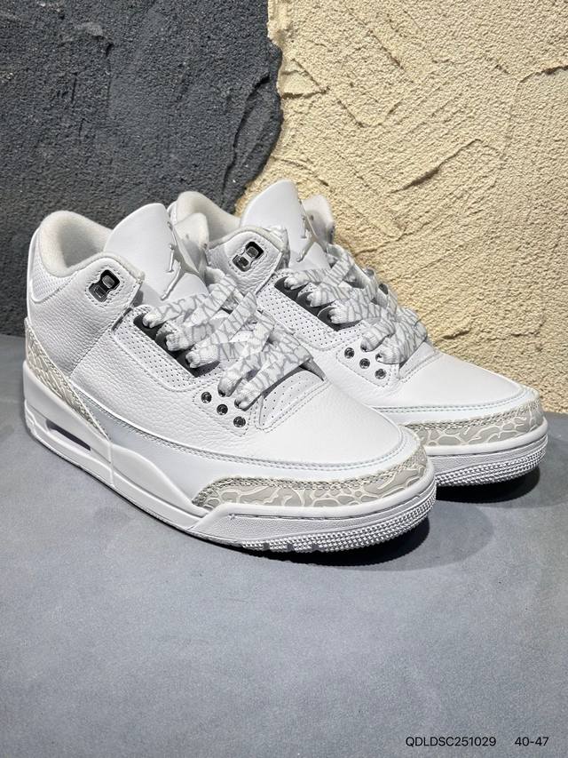 新品上市实拍 P版 Air Jordan 3 Valentine's Day Aj3 乔3情人节限定 398613 #鞋身整体采用浅粉装扮示人，营造出清新甜美的