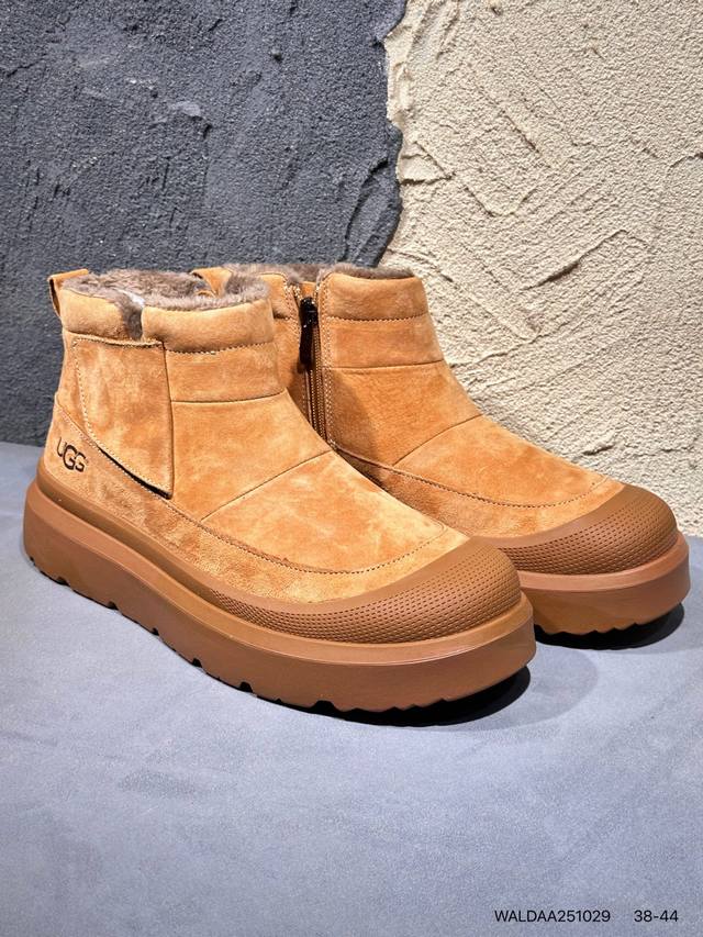 Ugg 品牌的起源可以追溯到澳大利亚，一战时期，澳大利亚飞行员用两块羊皮包裹成鞋子穿在脚上御寒，这种设计后来逐渐在澳洲流行开来。品牌正式创立于 1978 年，由