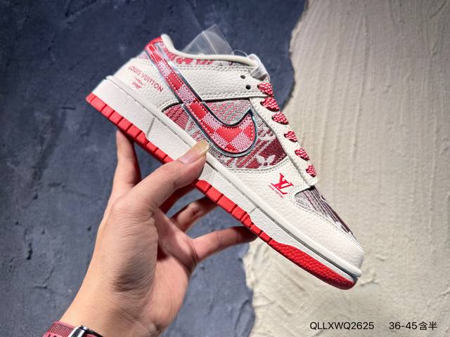 新品上市实拍 2 海外爆款限量发售！高端定制Nike Sb Dunk Low “Labubu拉布布联名---奶白棕长毛” 高端定制 低帮休闲板鞋 定制鞋盒 大厂