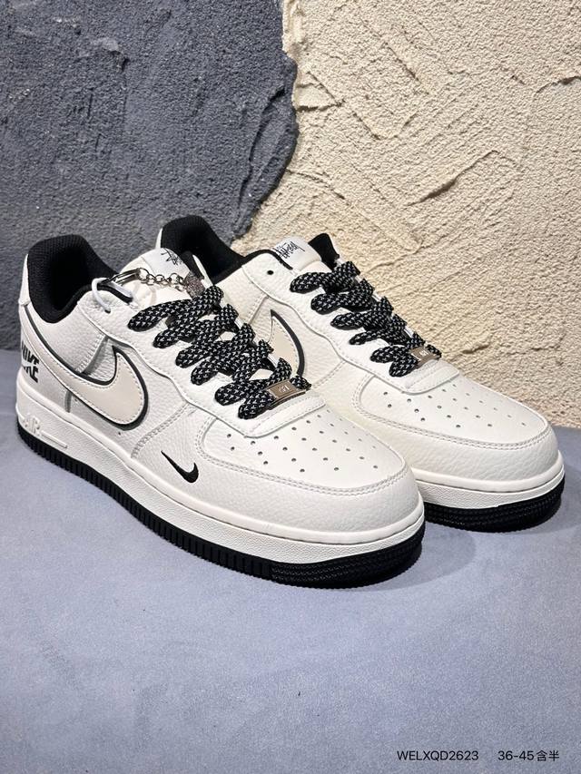 Nike Air Force 1 '07 Low “古驰联名 经典灰花纹”空军一号 低帮 运动鞋 休闲鞋 折边针车 工艺难度大 原楦头原纸板 原装鞋盒 定制五金