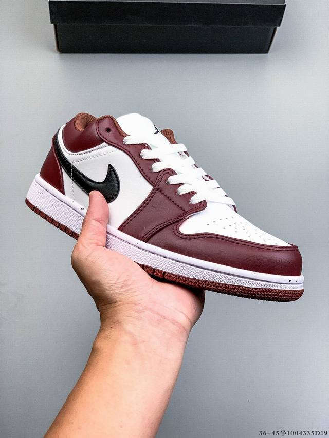 耐克Nike Air Jordan Low 1 乔1低帮经典休闲板鞋 4335D19