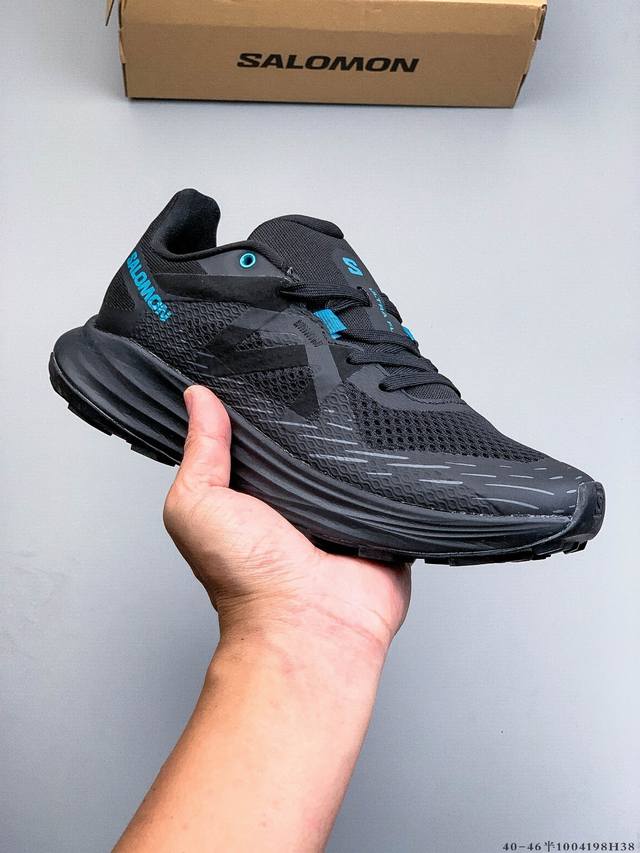 Salomon萨洛蒙 Ultra Flow 柔软舒适防滑耐磨 低帮 越野跑步鞋 男款 鞋面采用Sensifit贴合技术 全方位贴合包裹脚型 鞋跟部鞋底牵引设计