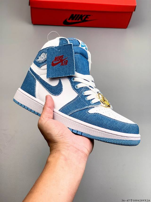 二层真标！耐克Nike Air Jordan 1 Aj1乔丹一代高帮复古文化休闲运动篮球鞋 4289X24