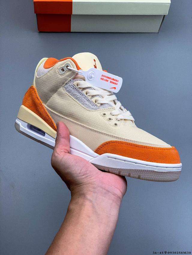 公司级头层！乔丹 Air Jordan 3 Retro Tinker Nrg Aj3 乔3 低帮复古休闲运动文化篮球鞋 0930258M30