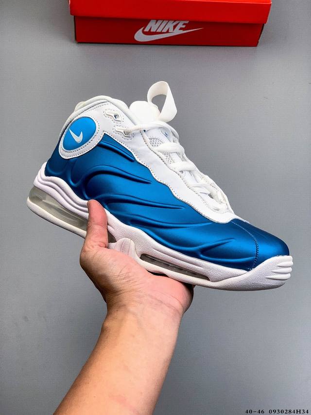 公司级！Nike Air Foamposite One 耐克 中帮 复古篮球鞋 纯胶透明橡胶大底超强止滑 原楦纸板开发 鞋身流线型 原厂高强度抗扭定型后跟 内置