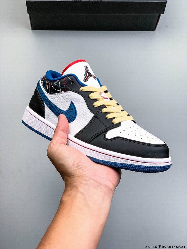 公司级！耐克Nike Air Jordan Low 1 乔1低帮经典休闲鞋 0930156S24