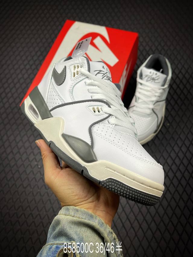 C 公司级Nike Air Flight 89 耐克 运动鞋 Aj4兄弟款 缓震篮球鞋 重塑80年代后期非凡篮球战靴的经典风范 利落皮革结构搭载卓越缓震系统 重
