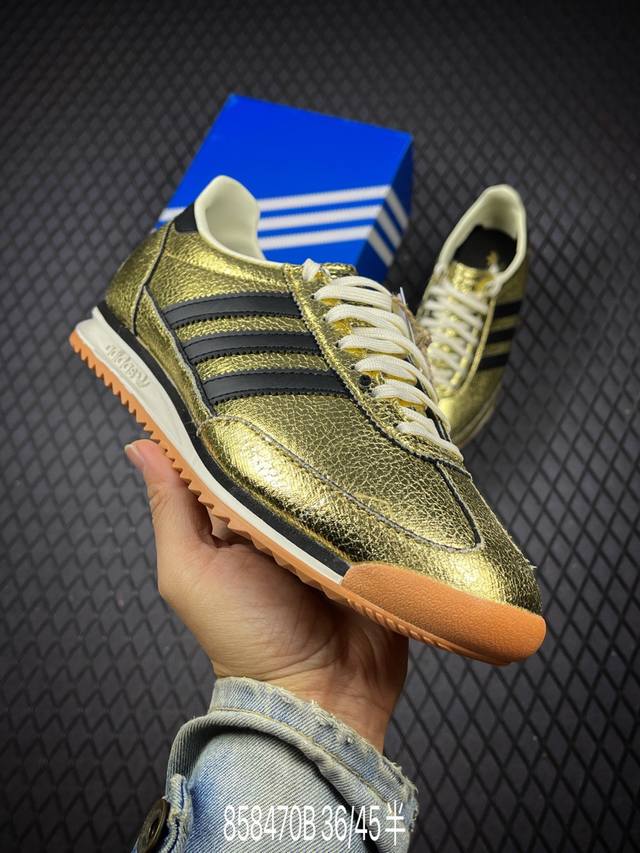 B Adidas Originals Sl 72 Rtn 复古单品 Adidas Originals Sl 72 Rs 防滑 低帮 生活体闲鞋 男女同款简约大方