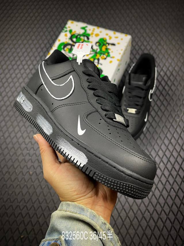 C 公司级Nike Air Force 1‘07 原楦头原纸板 打造纯正低帮空军版型 专注外贸渠道 全掌内置蜂窝气垫 原盒配件 原厂中底钢印、拉帮完美 货号:C