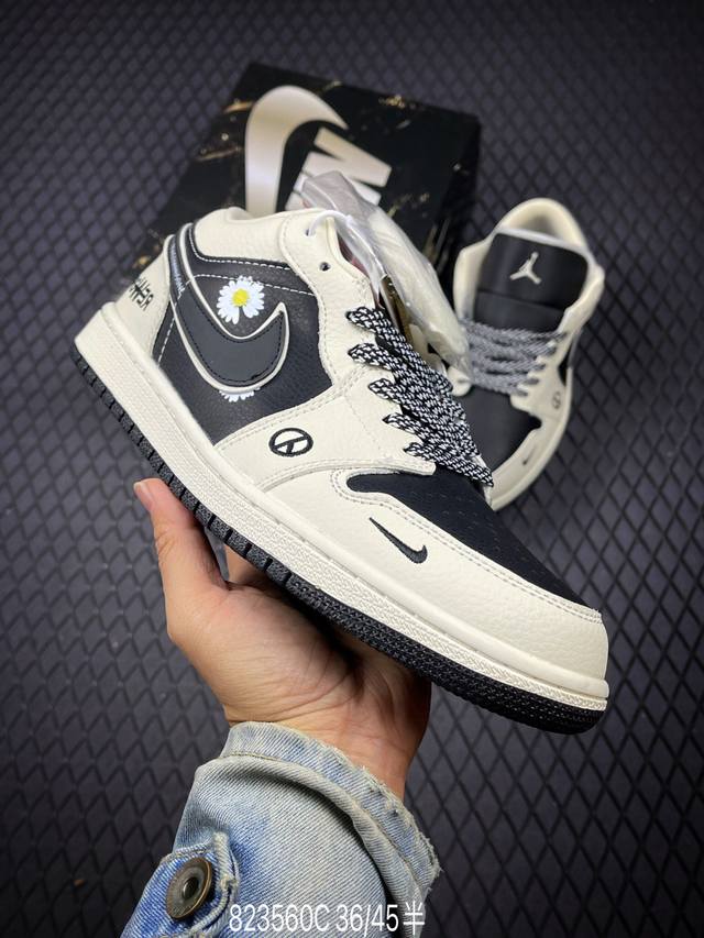 C 公司级Nike Air Jordan 1 Low Aj1乔1低帮休闲板鞋 同步官方配色 市场唯一独家头层皮打造 原鞋原档案开发 原厂皮料 原档冲孔鞋头 正确