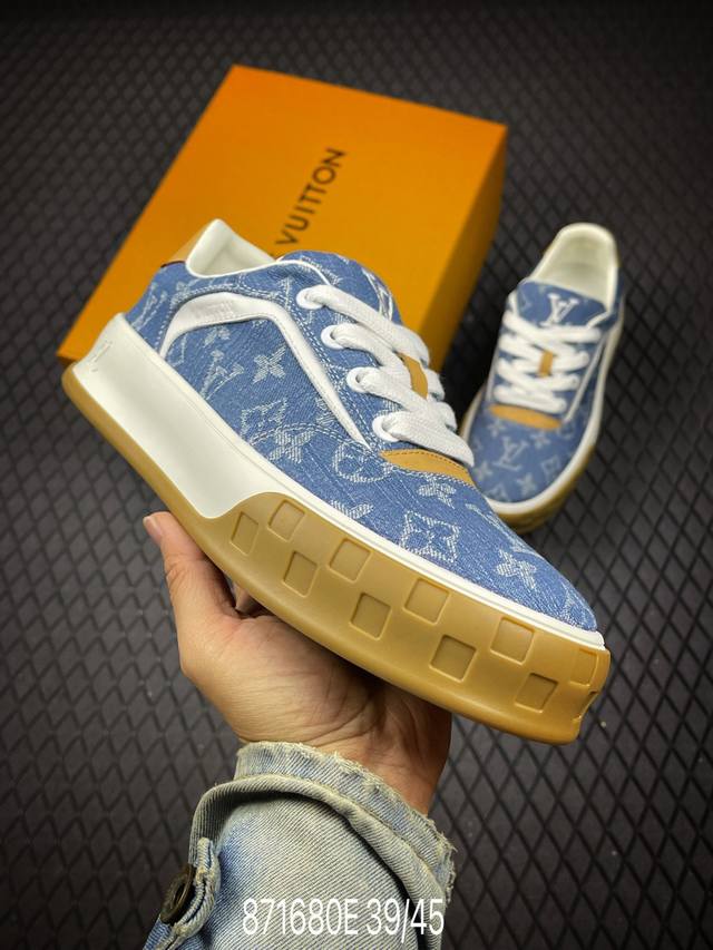 E Louis Vuitton Skate Sneaker 2026 秋冬男士系列 Classic 牛皮革 圆头系带 低帮 生活休闲鞋 原版开发 市面唯一正确版