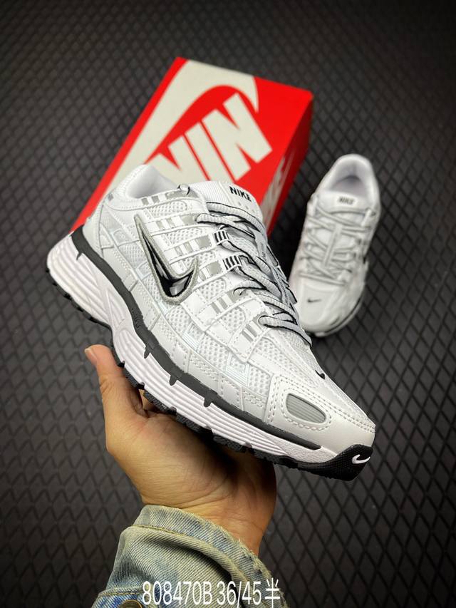 B 原装订单 外围平台专供 复古科技个性老爹鞋P-6000 灵感来源于 Pegasus 25 和 Pegasus 6，并在设计中将这两种鞋款相互杂糅。该鞋款鞋面