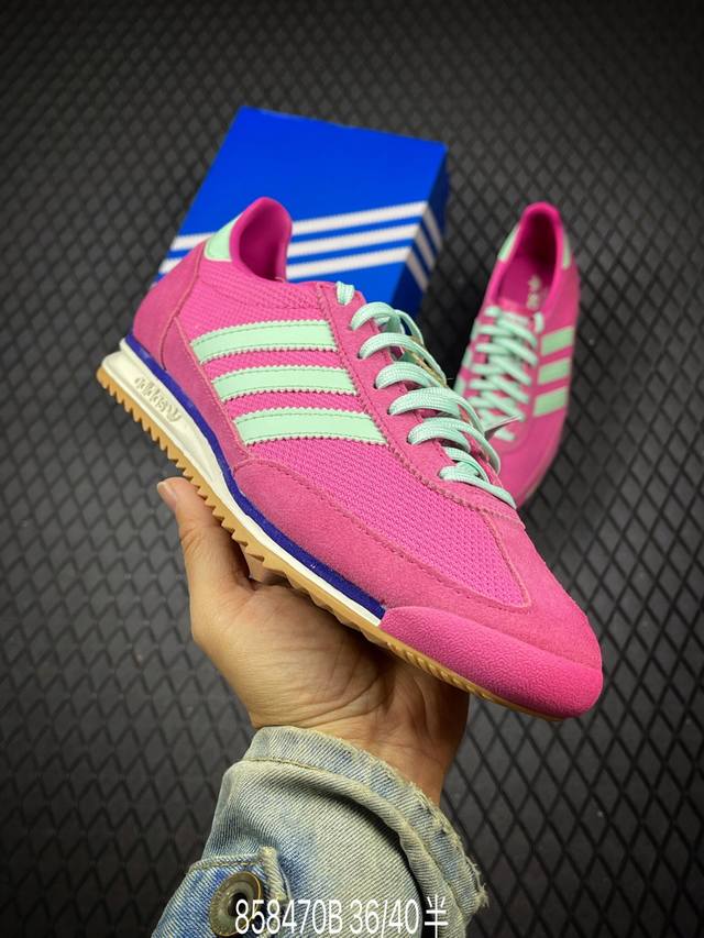 B 公司级Adidas Sl 72 Og 阿迪达斯 三叶草 复古休闲跑步鞋休闲运动鞋 货号:J I1879 尺码:36 36.5 37 38 38.5 39 4