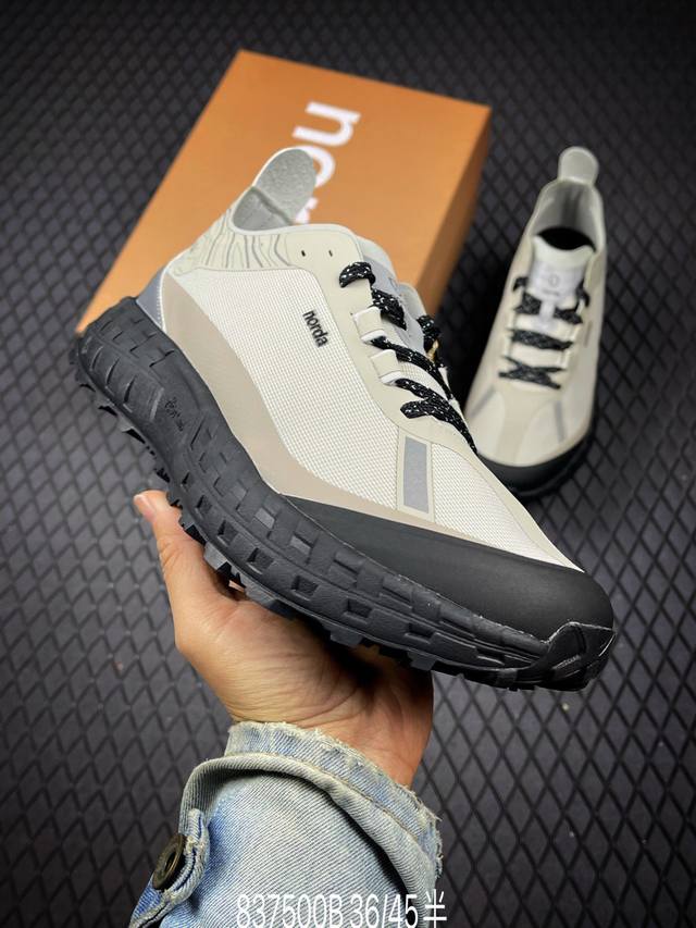 B 外贸热款专供 Norda 诺达 001 Sneaker 网面越野跑步鞋 加拿大高端品牌 官方售K+ 运动通勤皆宜 非常时尚小众且具有功能性的一款跑鞋 尺码：