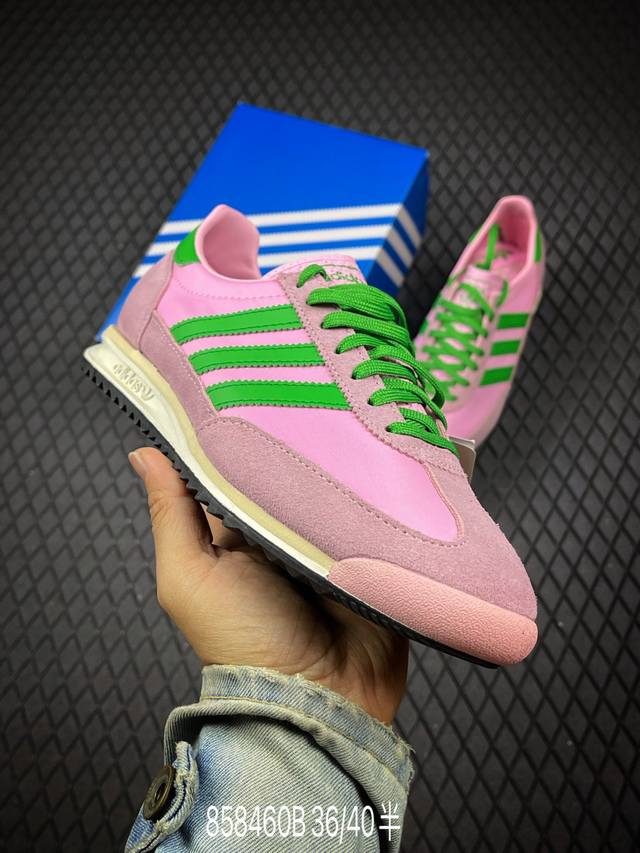B 公司级Adidas Sl 72 Og 阿迪达斯 三叶草 复古休闲跑步鞋休闲运动鞋 货号:Jq8309 尺码:36 36.5 37 38 38.5 39 40