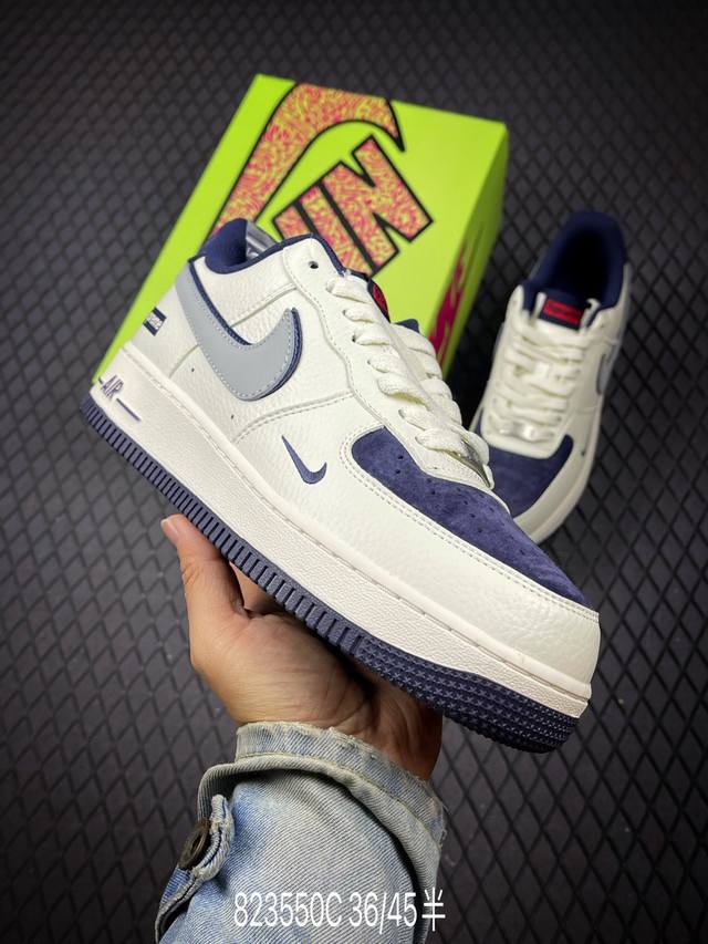 C 公司级Nike Air Force 1‘07 原楦头原纸板 打造纯正低帮空军版型 专注外贸渠道 全掌内置蜂窝气垫 原盒配件 原厂中底钢印、拉帮完美 货号:K