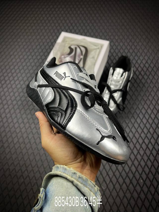 B Rose X Puma Speedcet 彪马薄底德迅复古运动休闲赛车跑鞋 以趣味十足又前卫复古的设计引领潮流，将赛道精神融入街头时尚，开启前卫竞速之旅。融