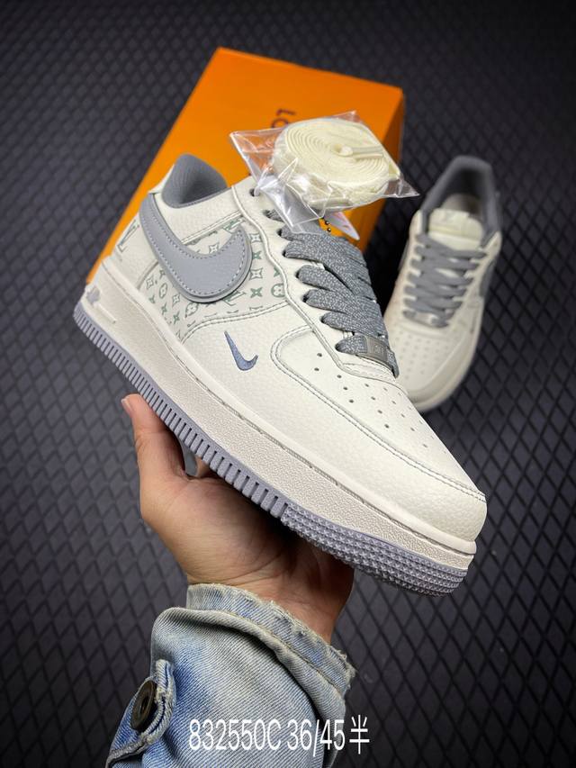 C 公司级Nike Air Force 1‘07 原楦头原纸板 打造纯正低帮空军版型 专注外贸渠道 全掌内置蜂窝气垫 原盒配件 原厂中底钢印、拉帮完美 货号:H