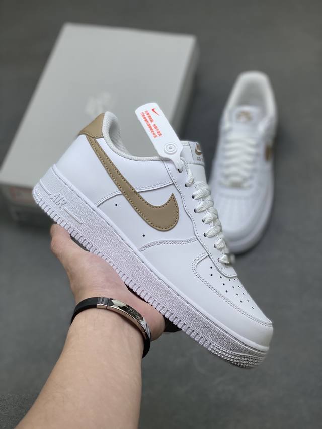 海外限量发售！公司级Nike Air Force 1 '07 Low 空军一号低帮 运动鞋 休闲鞋 折边针车 工艺难度大 原楦头原纸板 原装鞋盒 定制五金配件