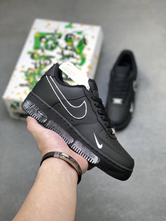 海外限量发售！公司级Nike Air Force 1 '07 Low 空军一号低帮 运动鞋 休闲鞋 折边针车 工艺难度大 原楦头原纸板 原装鞋盒 定制五金配件