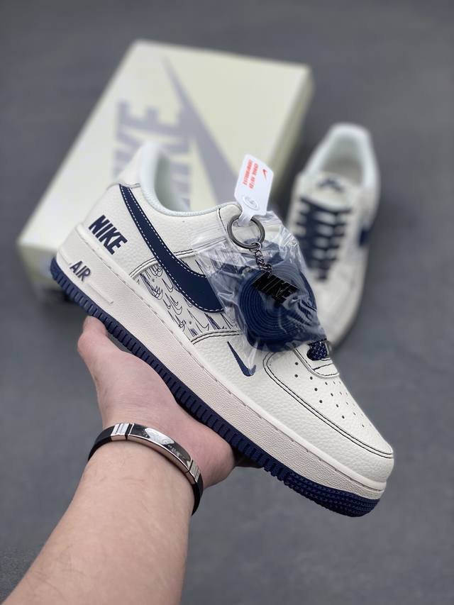 工厂P套现 福利特价 原本地260版本 海外限量发售！公司级Nike Air Force 1 '07 Low 空军一号 低帮 运动鞋 休闲鞋 折边针车 工艺难度