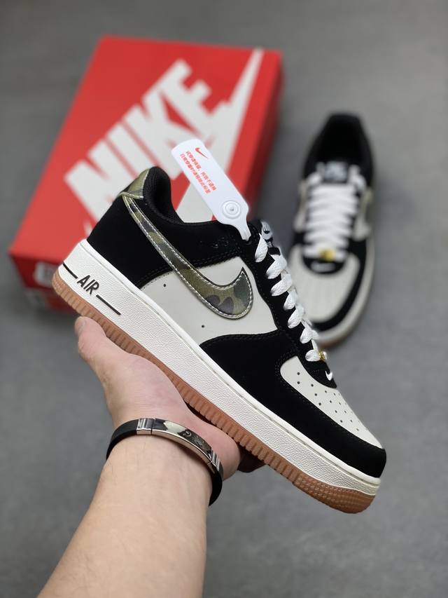 海外限量发售！公司级Nike Air Force 1 '07 Low 空军一号低帮 运动鞋 休闲鞋 折边针车 工艺难度大 原楦头原纸板 原装鞋盒 定制五金配件