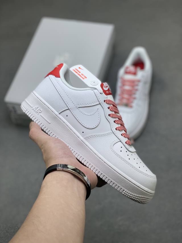 海外限量发售！公司级Nike Air Force 1 '07 Low 空军一号低帮 运动鞋 休闲鞋 折边针车 工艺难度大 原楦头原纸板 原装鞋盒 定制五金配件