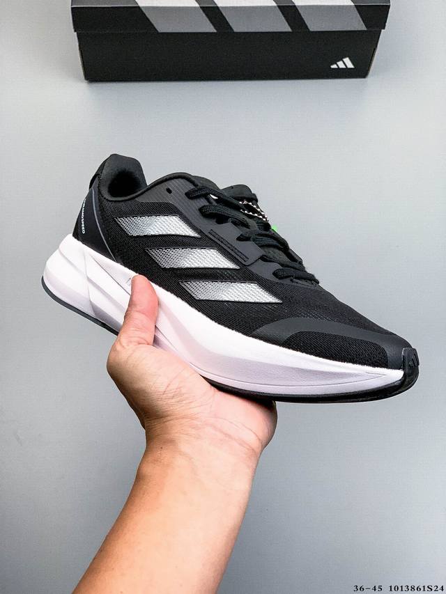 公司级！Adidas阿迪达斯Duramo Speed M休闲运动跑步鞋 1013861S24