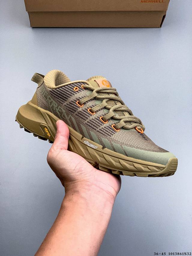 Merrell迈乐Agility Peak 4 蜂鸟 户外越野鞋！ 精致提花鞋面，一体化鞋带系统，更搭载Wildthings联名印花，增添整体细节层次感。中底搭