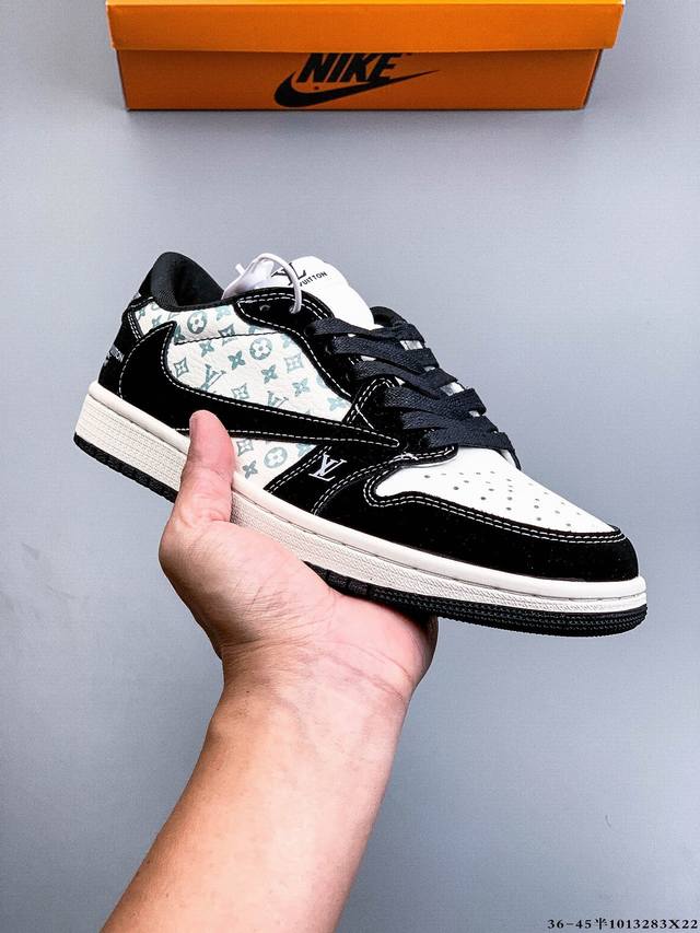 耐克Nike Air Jordan 1 Low Aj1乔1 低帮潮流缓运动休闲板鞋。Aj1 低帮拼接 完美版型真头层牛皮# 内置缓震气垫 原鞋开模 拒绝公底 购