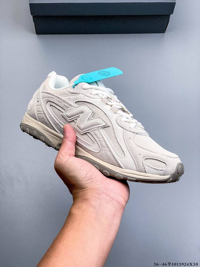 New Balance 新百伦204 系列 复古休闲运动百搭老爹跑步鞋 #采用猪巴革组合网织鞋面材质 #3层组合底模精密开发 #中底嵌入碳板缓震及后跟嵌入Tpu