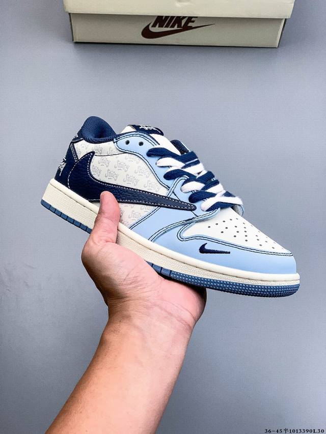 公司级头层！耐克Nike Air Jordan 1 Low Aj1 乔1 低帮潮流运动休闲板鞋。Aj1 低帮拼接 完美版型真头层牛皮# 内置缓震气垫 原鞋开模