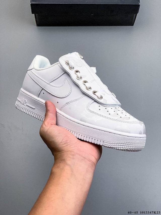 二层真标！耐克Nike Air Force 1 Low 空军一号低帮经典百搭休闲板鞋 1013347K23
