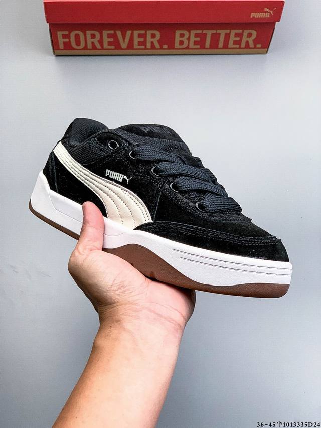 Puma彪马 Park Sd情侣复古休闲面包鞋厚底增高运动板鞋 1013335D24