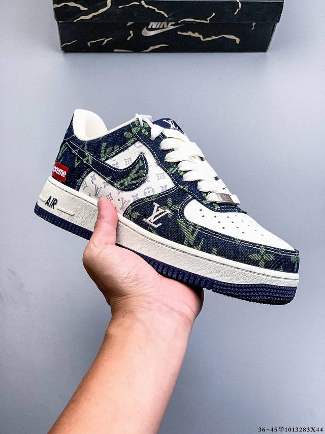 纯原版本 原楦数据纸版，采用硬质优质皮革鞋面材质，内置全掌Air Sole气垫。耐克 Nike Air Force 1 Low 空军一号低帮经典百搭休闲运动板鞋